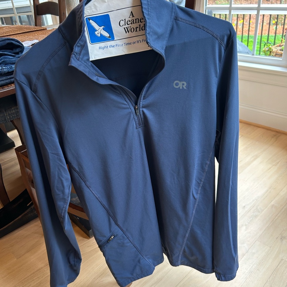 OR Navy Quarter-Zip Pullover